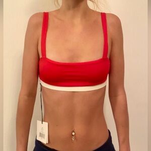Brand: Onia  Size: xs  Color: Rasberry & White